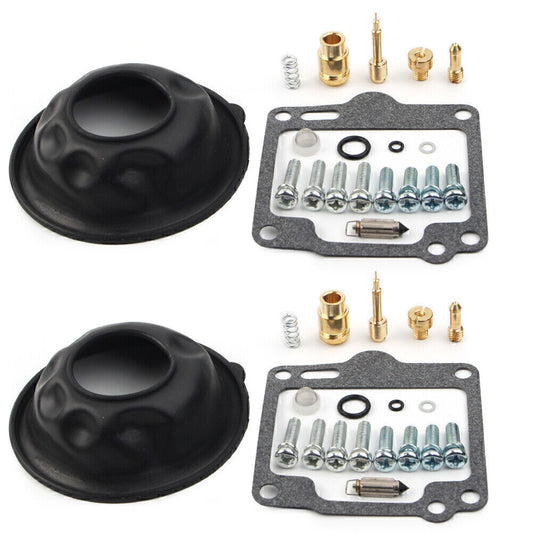 ya 4 6.17 Carburetor Carb Repair Kit w/Plunger Diaphragm for Yamaha XV750 Virago 750 88-97