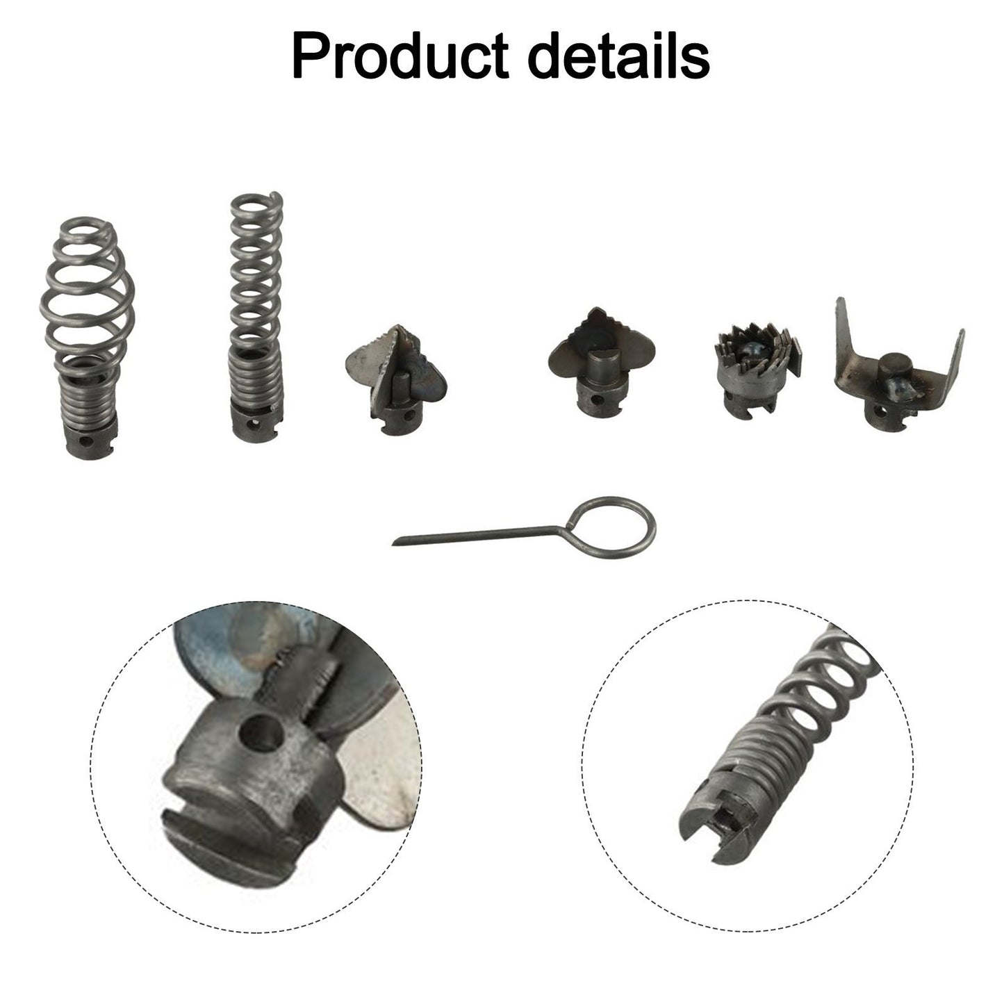 ya 26 7PCS Sewer Cleaning Cutter Head Set for Powerful Drain Mainte nce Solutions