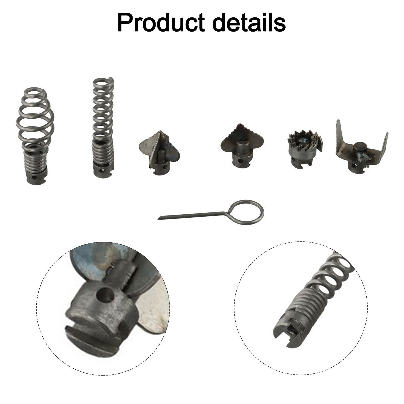 ya 26 7PCS Sewer Cleaning Cutter Head Set for Powerful Drain Mainte nce Solutions