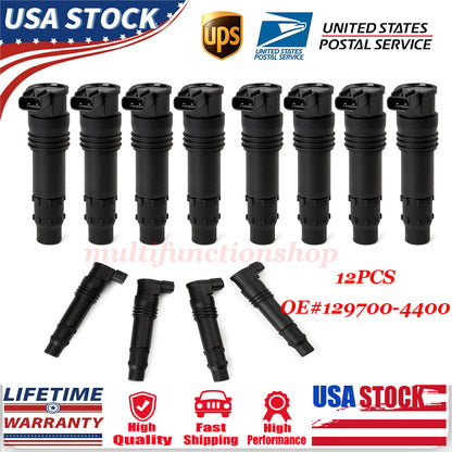 ya 5 8.7 12 Pack New 129700-4400 Ignition Coil for Suzuki GSX1300R GSXR1000 Hayabusa 1300R
