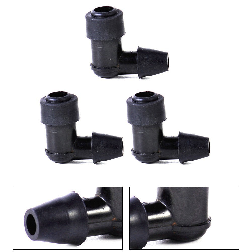 ya 5 8.7 3 Pieces 90 Degree Non Resistor-Plug Cap Cover For Motorcycle Bike ATV