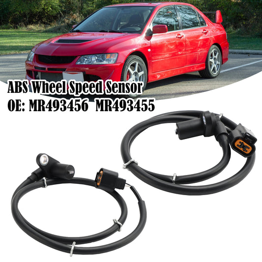 ya 1 8.5.1 2Pcs Rear Left & Right ABS Wheel Speed Sensor For Lancer Evo 2.0 16V