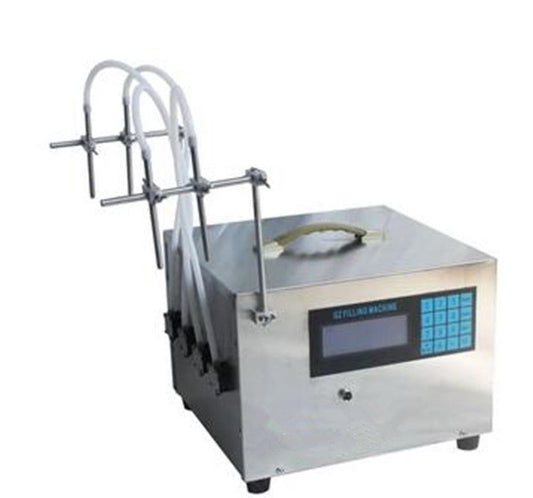 Newest The 4 filling heads Microcomputer control liquid filling machine
