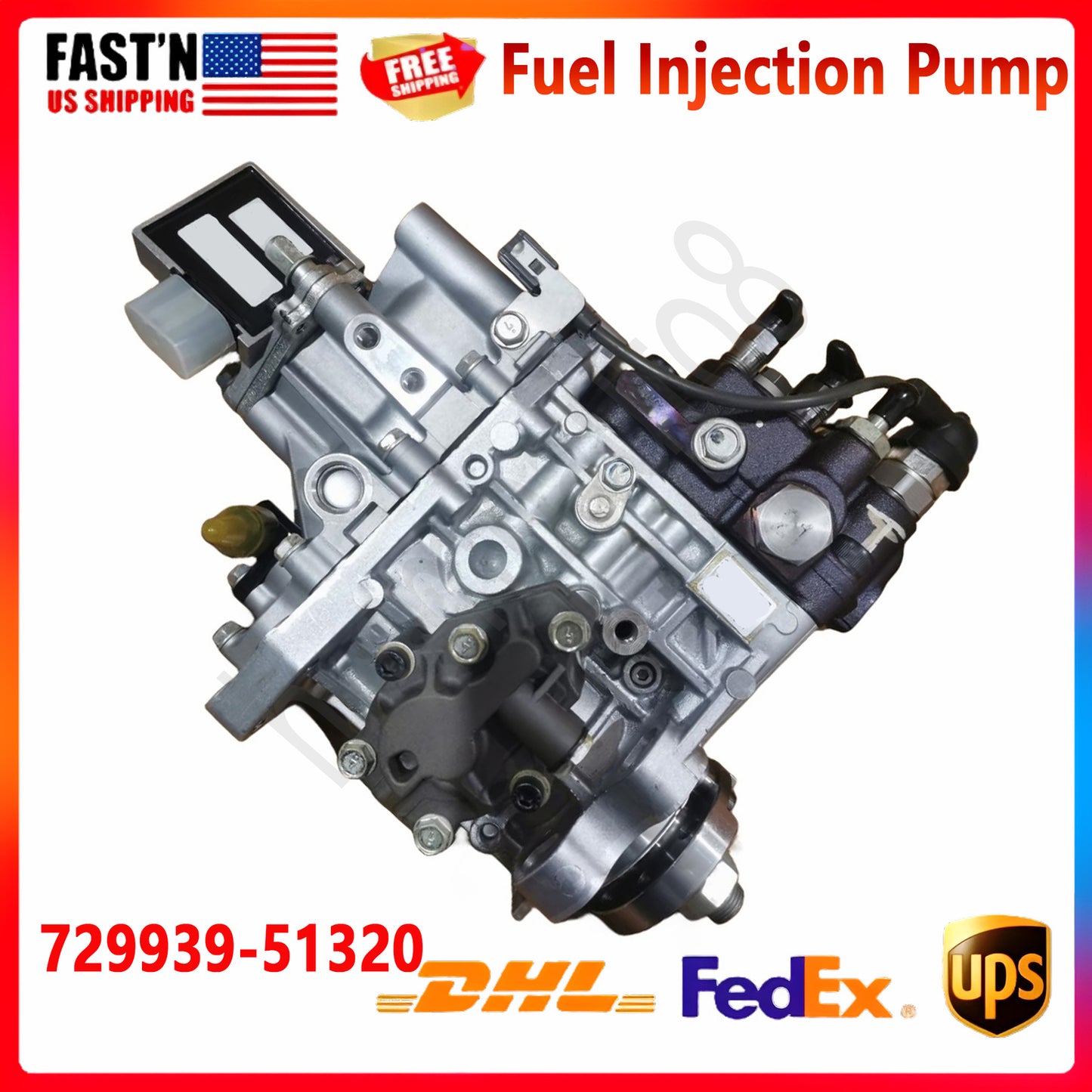 ya 27 7.2 Fuel Injection Pump 729939-51320 for Yanmar X7 4TNV98 4TNV98T 4TNV98-ZNDS Engine