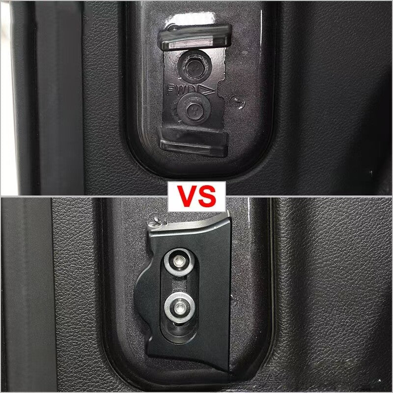 ya 5 8.7 Black Aluminum Alloy Rear Tailgate Stopper Limiter for Jeep for Wrangler JK 07-17 -
