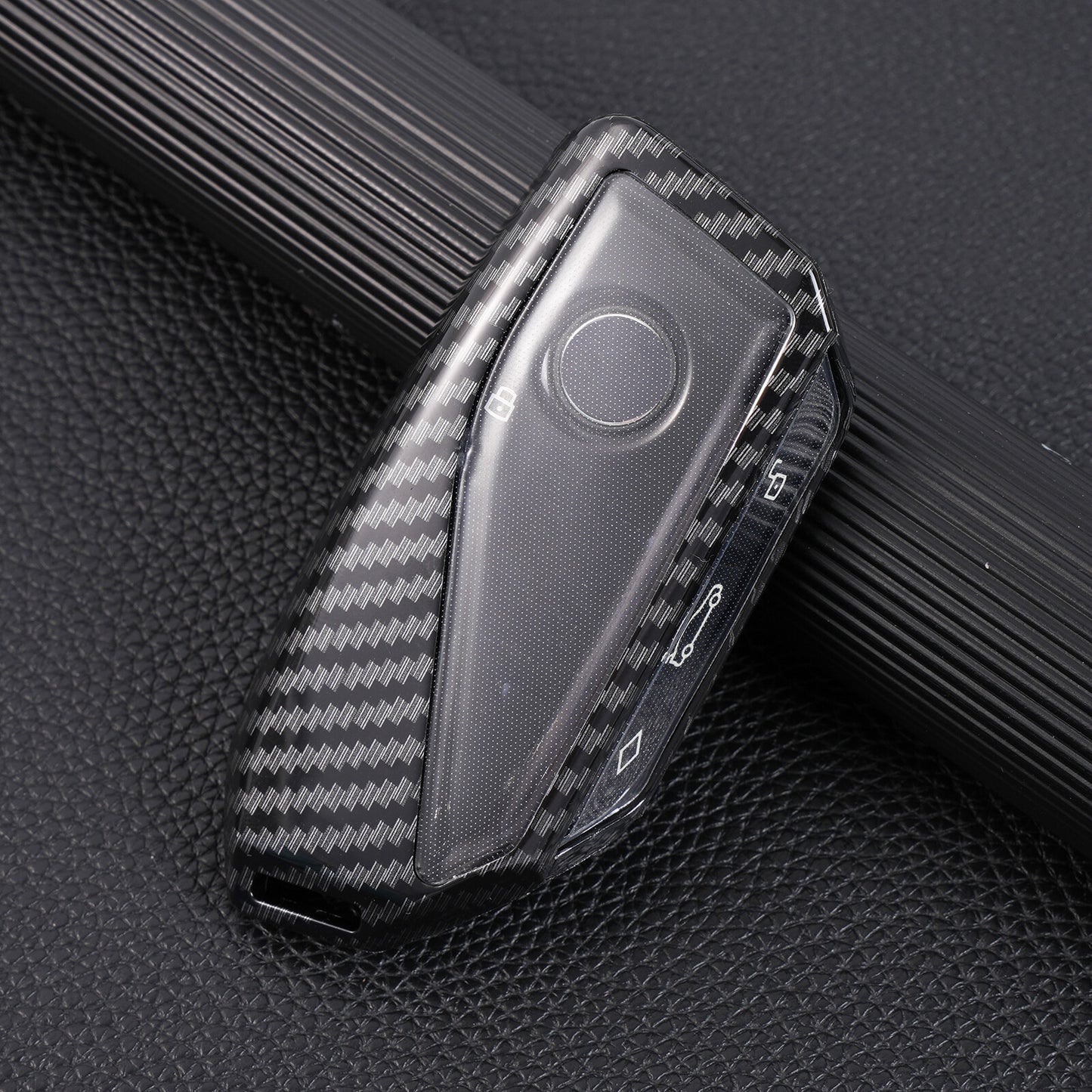 ya 5 8.7 for BMW IX I5 I7 XM X1 X2 X5 X6 Remote Key Fob Case Cover Shell Carbon Fiber NEW