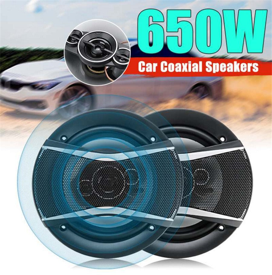 ya 5 8.7 1Pair 6 Inch 650W Auto Car HiFi Coaxial Speaker Door Audio Music Stereo Speakers