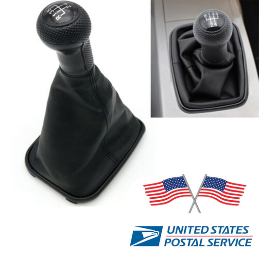 ya 11 6.5 for VW for Golf for Bora for JETTA MK4 GTi R32 1999-05 5 Speed Gear Shift Knob Gaitor Boot