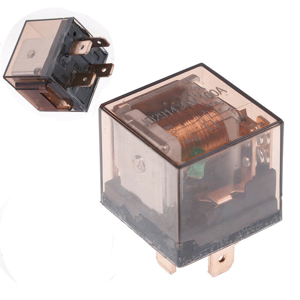 ya 1 7.4 Waterproof Automotive Relay 24V 100A SPDT Car Power Control Device Relay 4-Pin