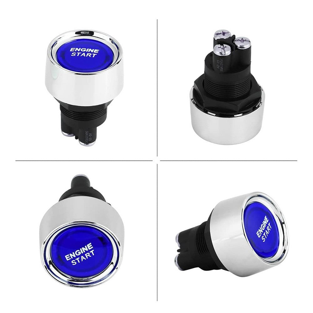 ya 15 10.20 Race Style Keyless Button 12V 24V 50A Switch for Vehicles