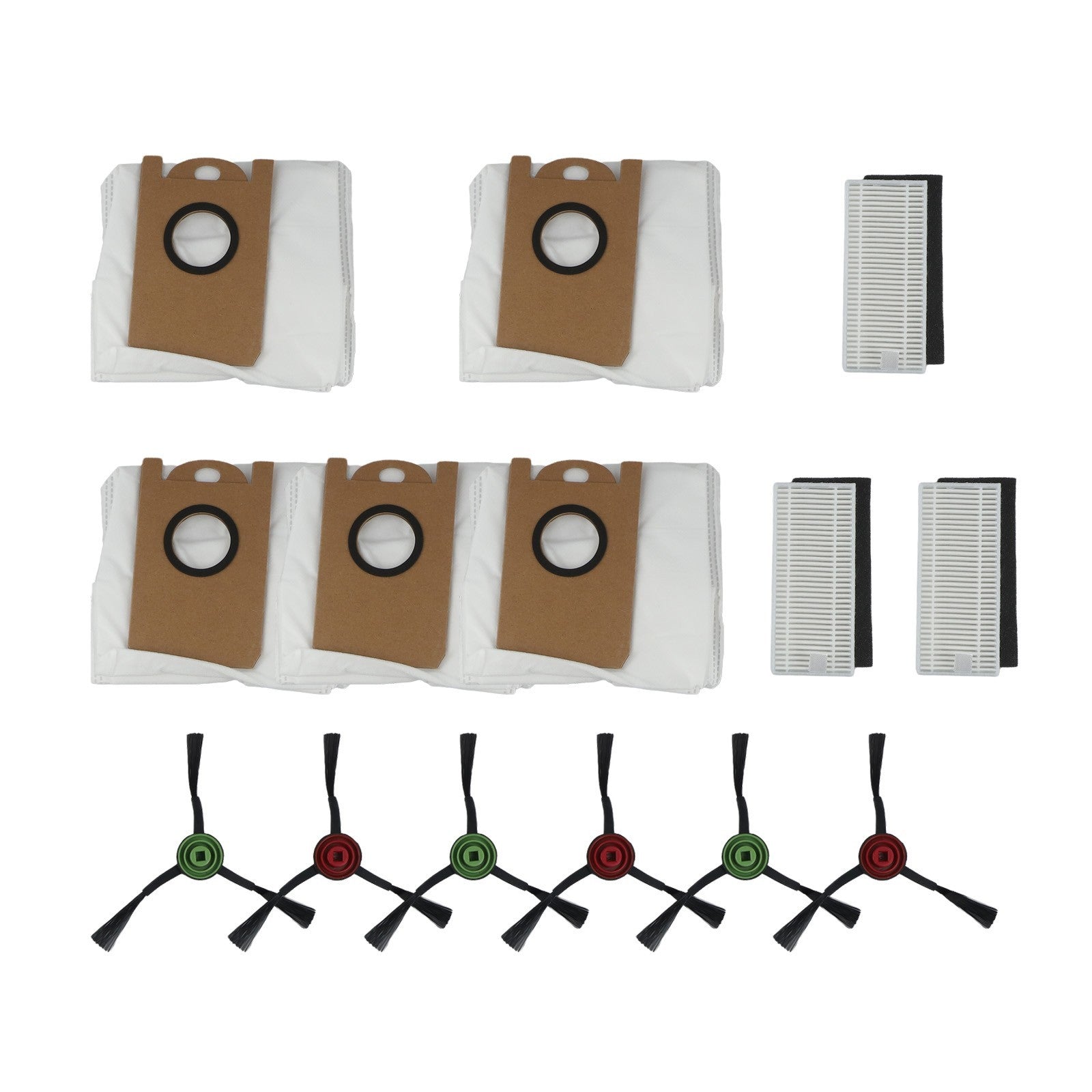 ya 25 For Aonus I8 Robot Vacuum Cleaner Side Brush Filter Dust Bag Set