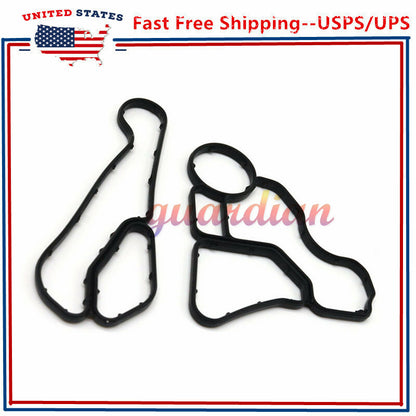 ya 5 8.7 10pcs Engine Oil Filter & Cooler Housing Gasket Seal Kit Fit for BMW E60 E90 E91