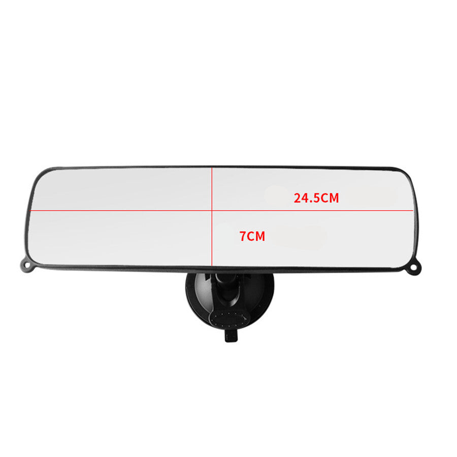 ya 5 8.7 245mm Interior Rear View Suction Cup Mirror For Car Bus SUV Truck Windshield