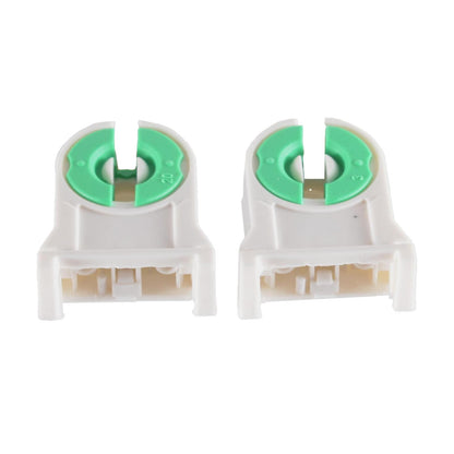 ya 14 4x Universal T8 LED Lamp Holder Plastic Base Fluorescent Light Socket Adapter