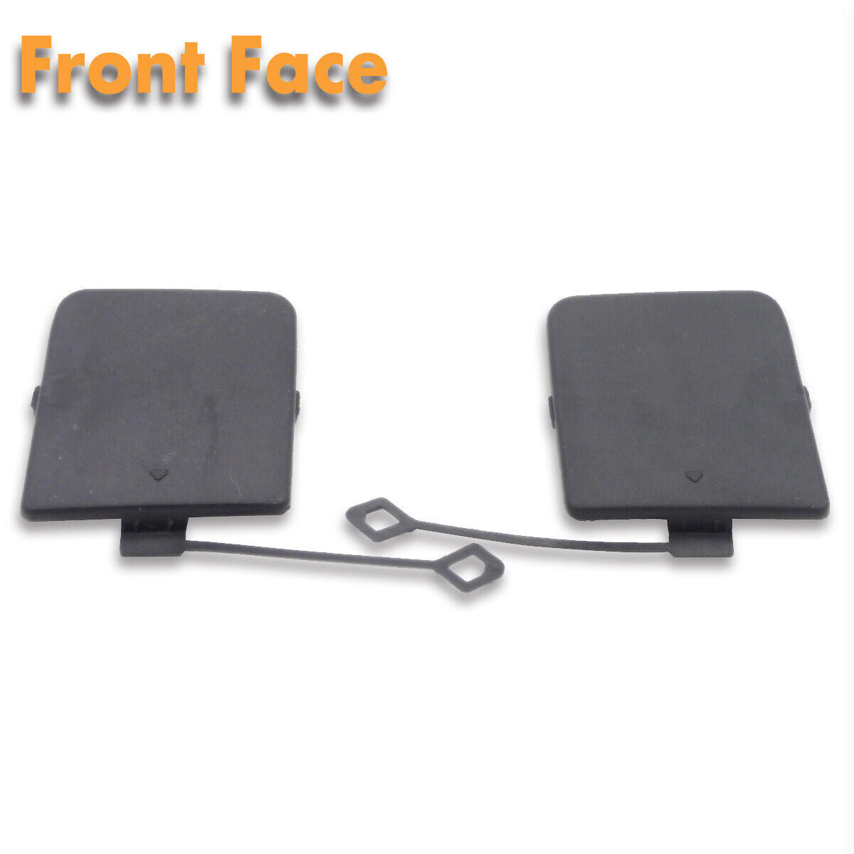 ya 5 8.7 2Pcs Rear Bumper Tow Hook Cover Cap Towing Eye Caps Fit for BMW X1 E84 2010-2012