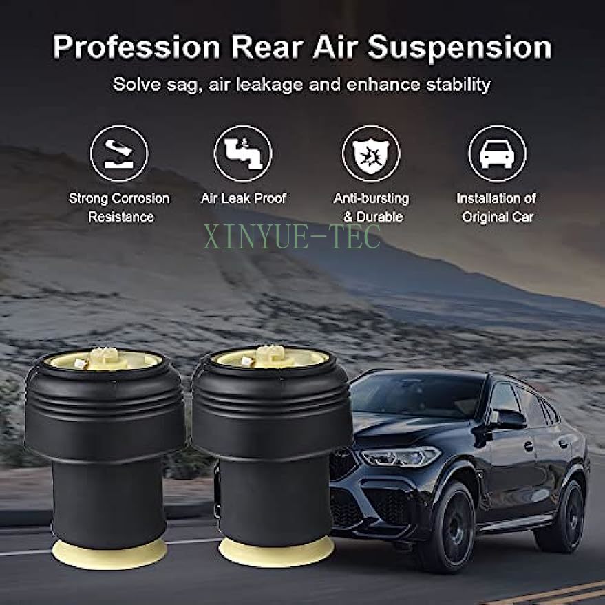 ya 1 8.5.2 One pair of rear air spring kit air shock absorber bags for X5 E70 X6 E71 E72 2007-2014