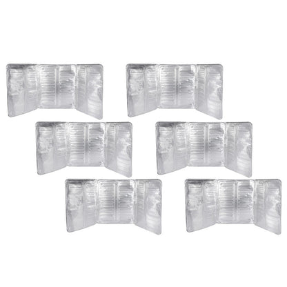 ya 5 8.7 6 Pcs Anti-splash Oil Baffle Backsplash Protector Aluminum Guards