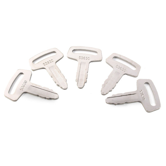 ya 4 6.22 Ignition Key RC101-53630 For Kubota Excavator Loader and Generator Metal 5PCS