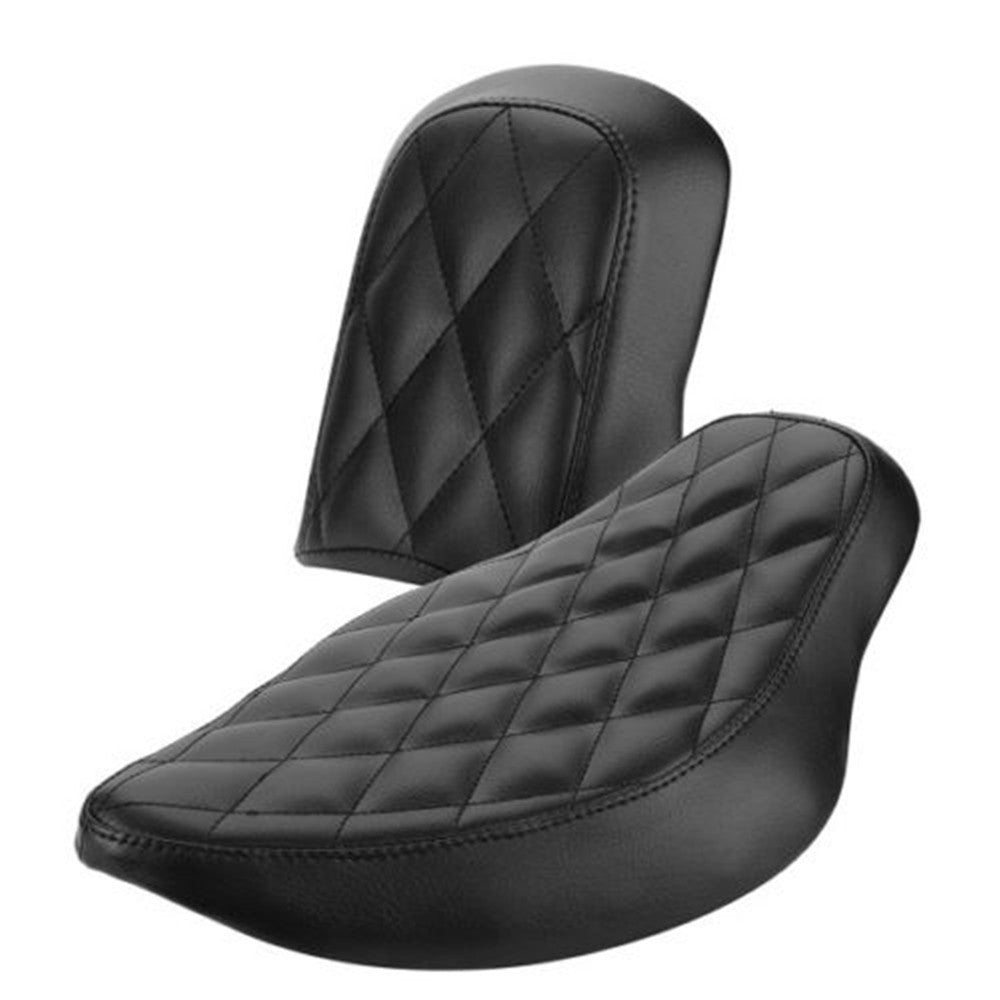 ya 5 8.7 Diamond Stitched Driver Passenger Seats for Harley Sportster 883 1200 2004-2015