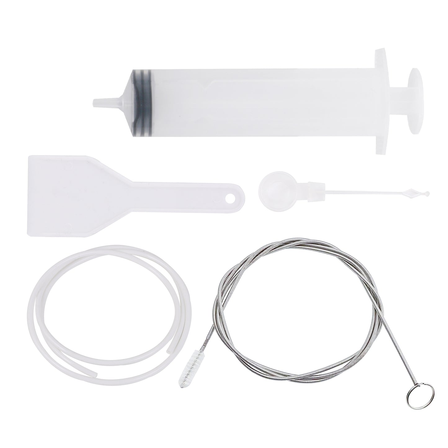 ya 26 2 Sets Reigerator Water Line Cleaning Tool Long Brush Drain Pipe