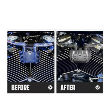 ya 5 8.7 Chrome CNC coil protective cover suitable for Harley Softail Breakout Street Fat Bob 2018-2024