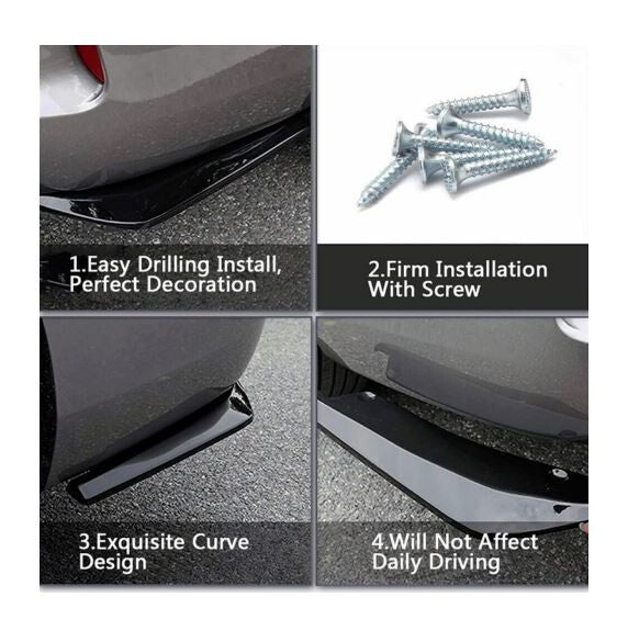 ya 1 8.5.2 Car License Plate Frame Cover Hood Cap Trunk Slim Metallic Black for Buick 