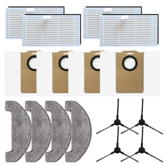ya 25 Pet iendly Robot Vacuum Kit Side Brush Filter Set Plastic Components