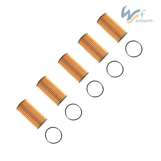 ya 5 6.16 5Pcs Oil Filter Kit Fit for VW for Tiguan for JETTA for Audi A6 for Q5 Q7 06L115562
