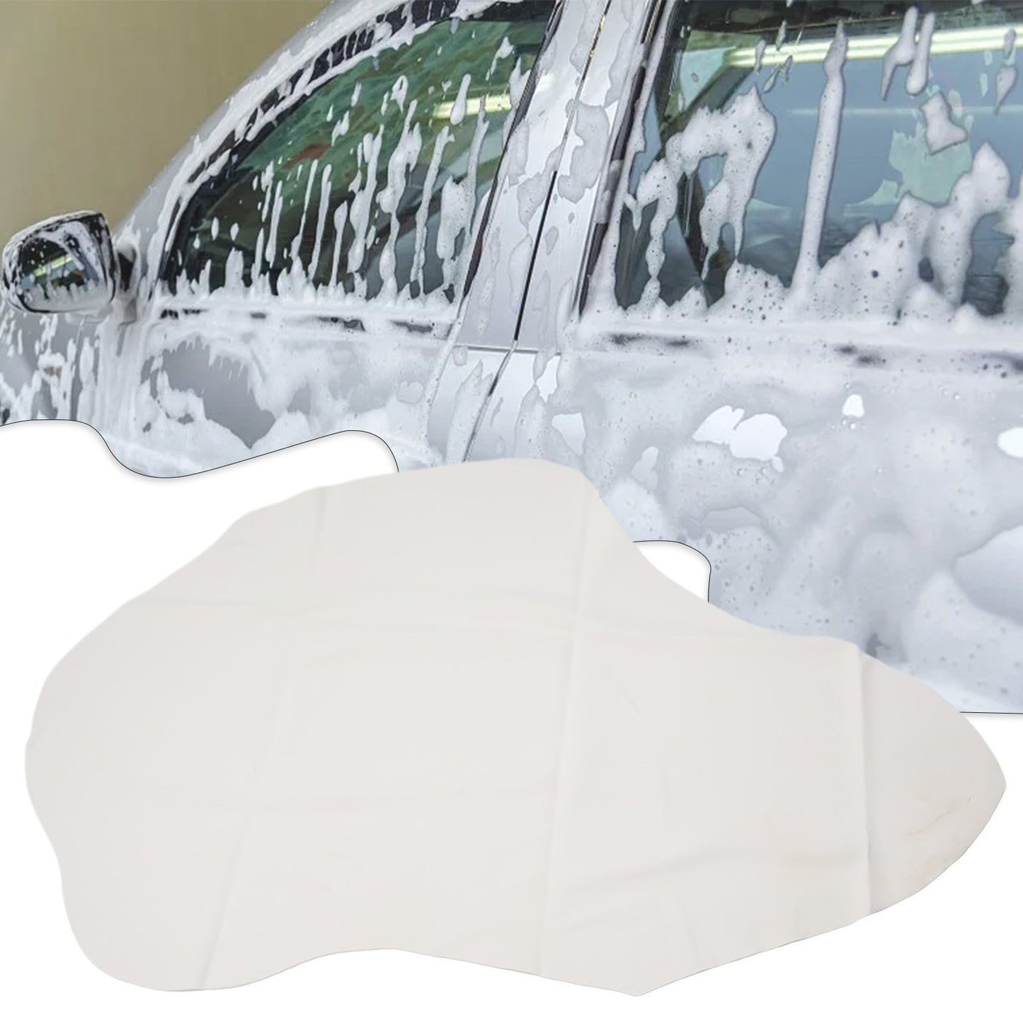 ya 5 8.7 Chamois Leather Cleaning Cloth Car Washing Towel Water Absorbent Rag 40*60c