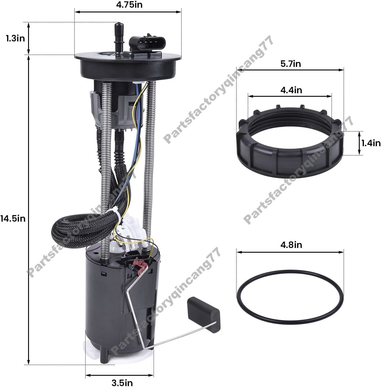 ya 27 7.2 Fuel Pump Assembly 275500850 for Can-Am UTV Maverick Trail 1000R 800R