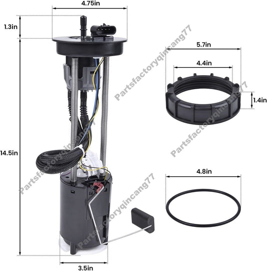 ya 27 7.2 Fuel Pump Assembly 275500850 for Can-Am UTV Maverick Trail 1000R 800R