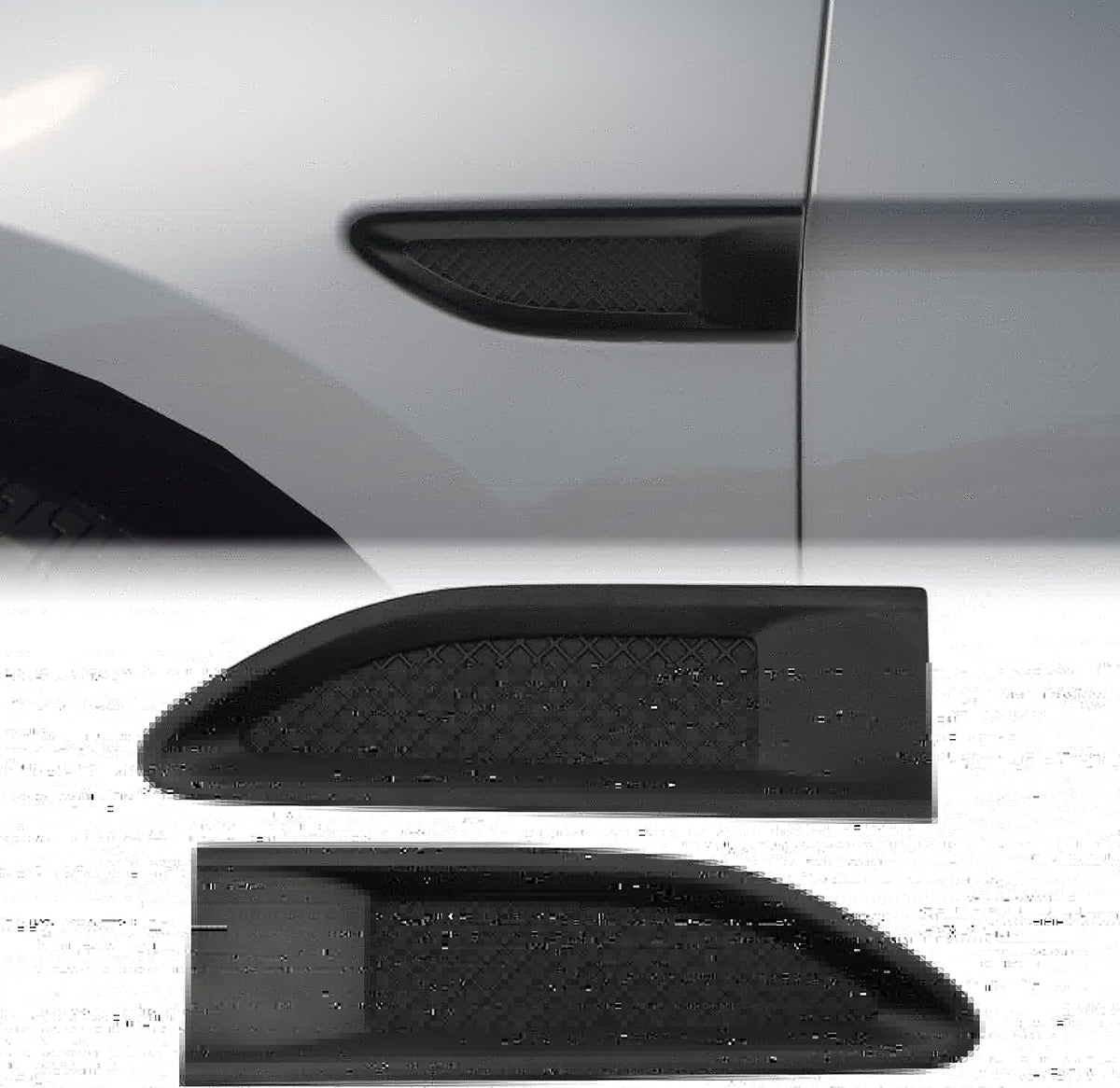 ya 10 10.28 Front Fender Black Vent Molding DG1Z16178C DG1Z16178D For Taurus Police n