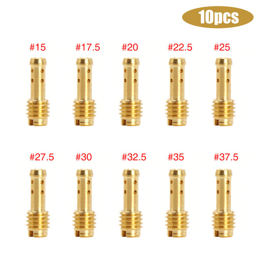 ya 4 6.17 10pcs Pilot Jet 8 Bleed Holes for VM/TM/TMX Carburetor 15-37.5