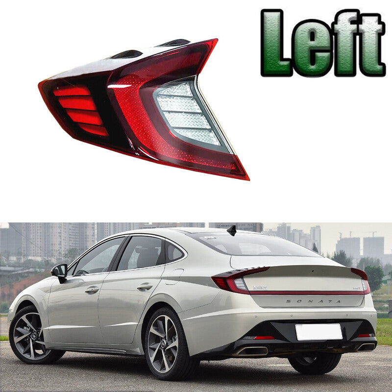 ya 2 6.26 Left Tail Light Brake Signal Lamp for Hyundai Sonata 10th 2020-2021 Halogen