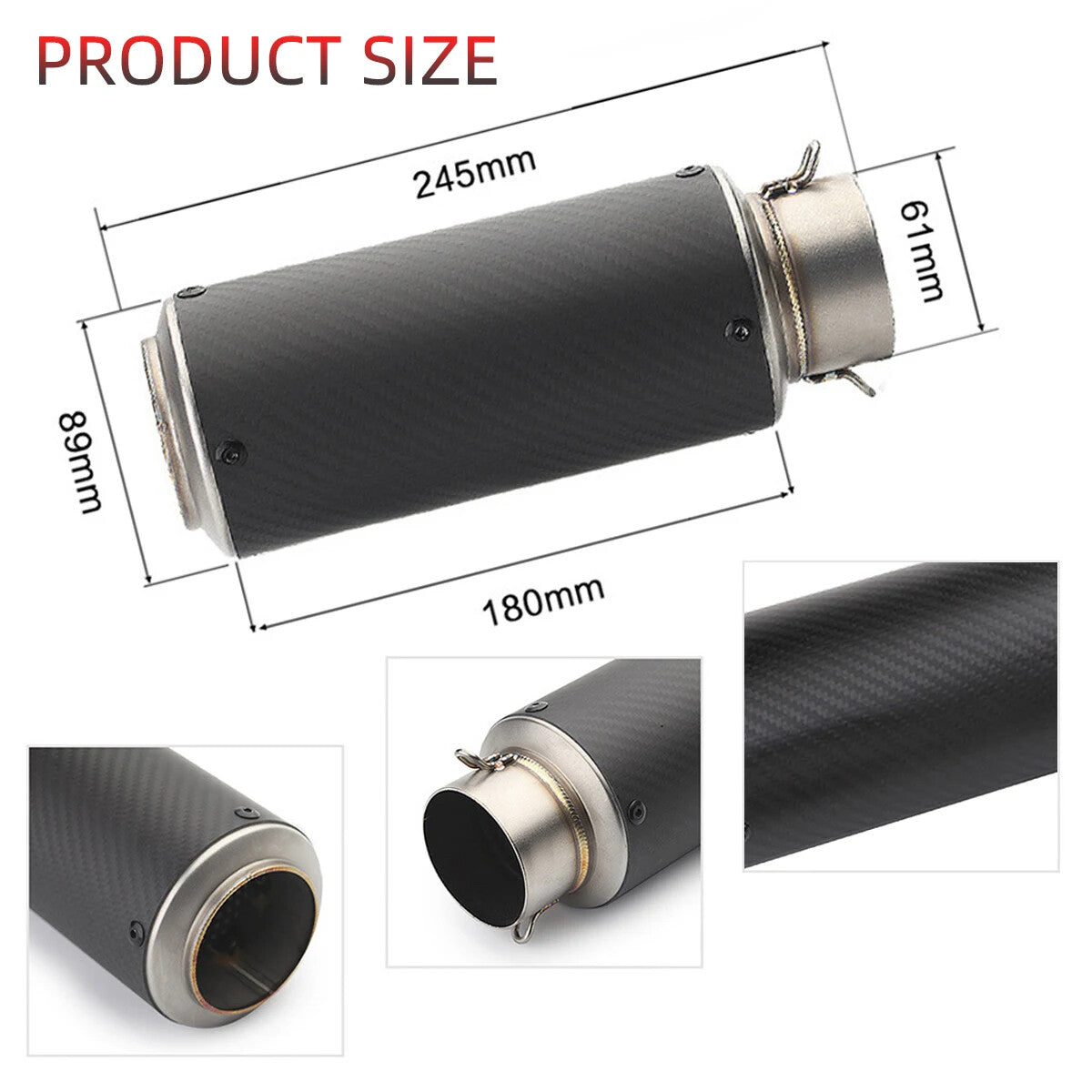 ya 5 8.7 Slip-On Pipe System Full Set Link Pipe Middle Pipe for Kawasaki ZX 10R 2008-2020