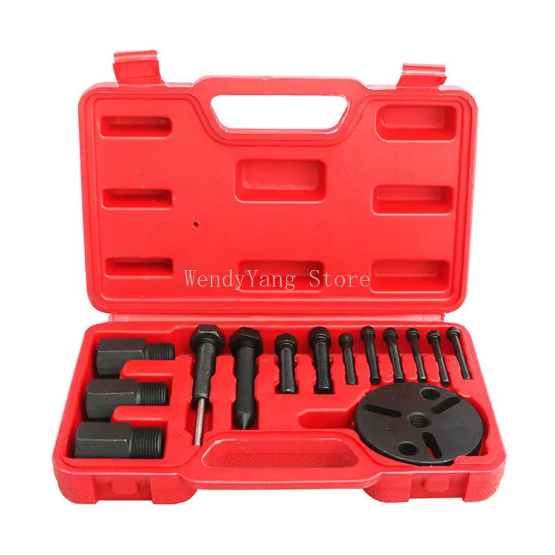 ya 14 14pc/lot Air Condition A/C Compressor Clutch Remover Black Puller Installer Tool