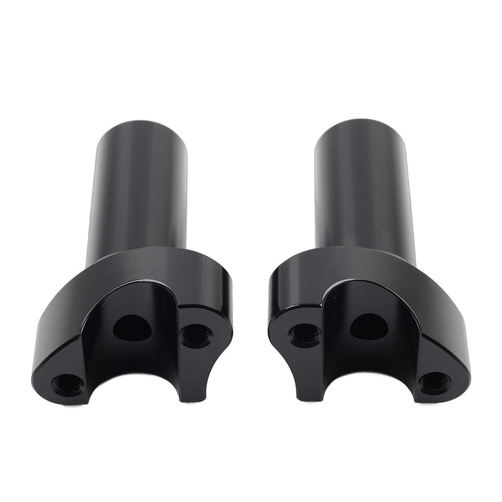 ya 5 8.7 3.5 Straight Handlebar Risers Black for Harley 1 Bar Dyna Sportster Softail