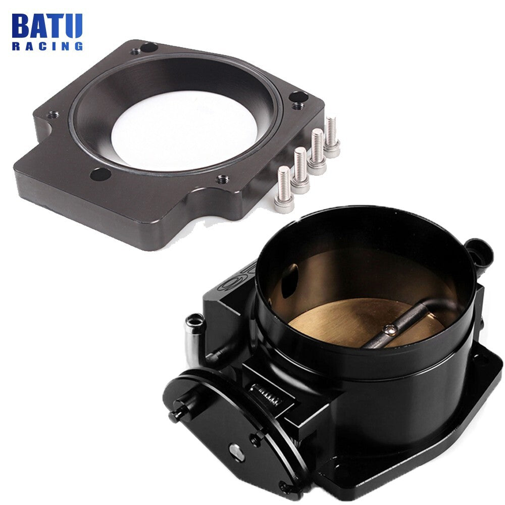 ya 27 7.20 New 92mm Throttle Body+TPS IAC+Adapter Plate for GM III LS1 LS2 LS6 LS7 LSX LS