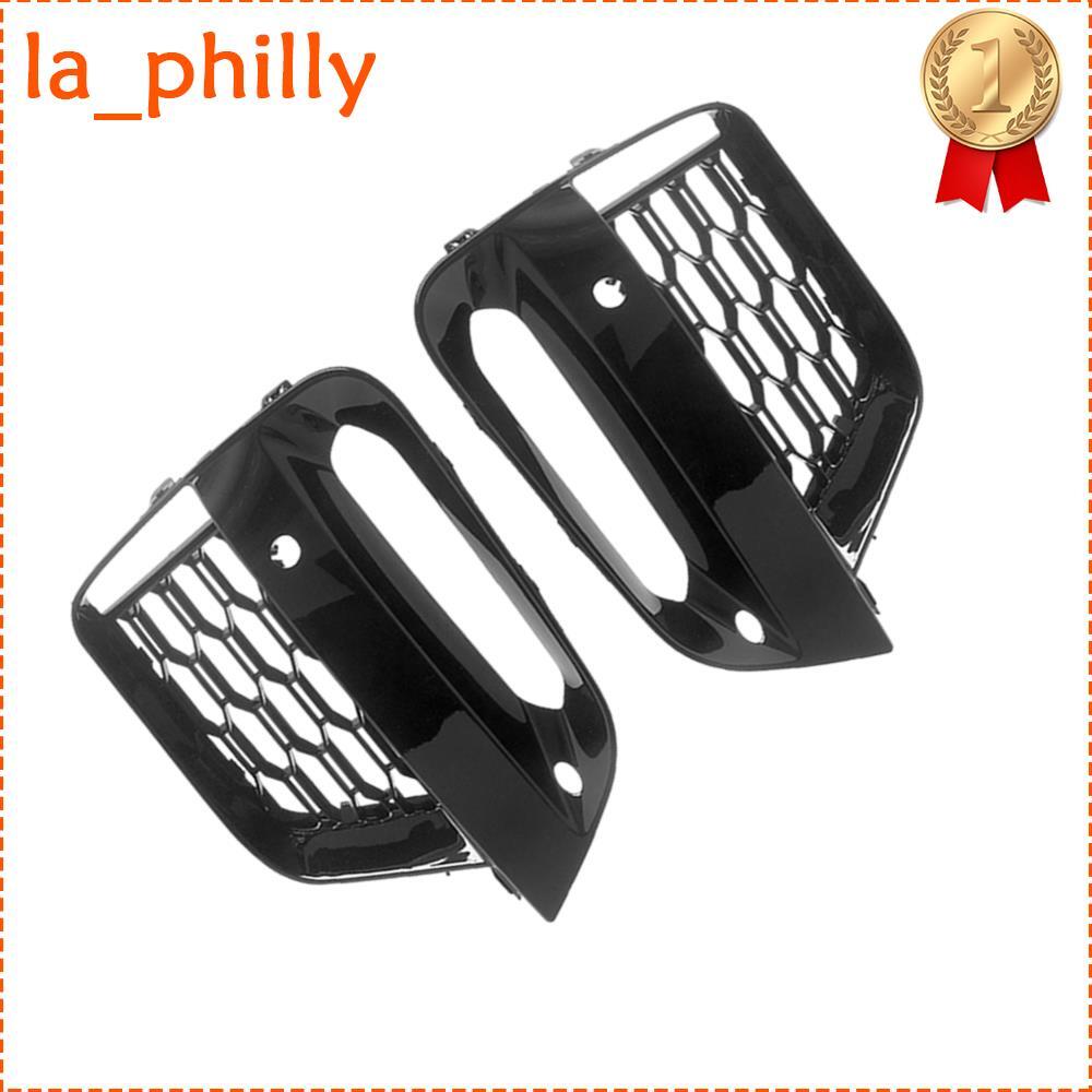 ya 27 6.18 Pair Front Bumper Outer Grille Fog Lamp Cover for X3 G01 X4 G02 2019-2021 Black