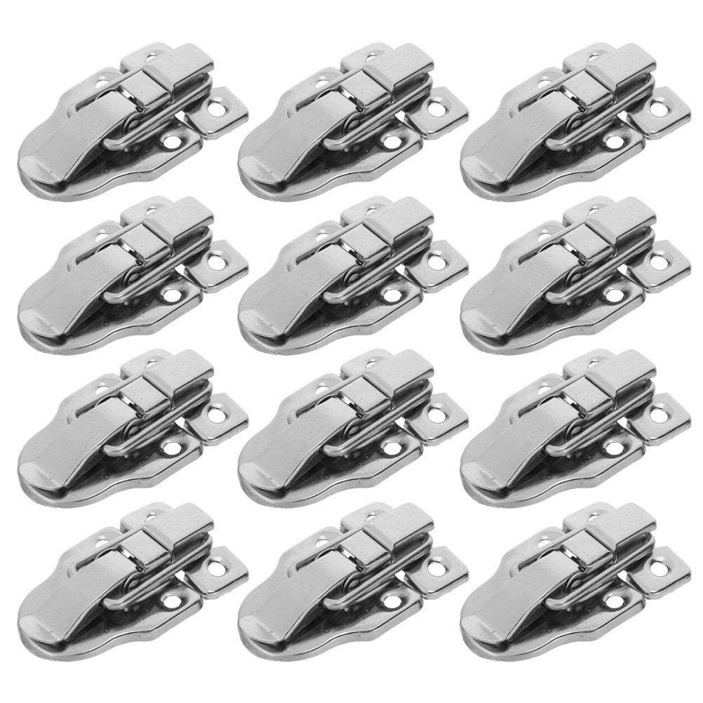 ya 14 12 Pcs Retro Hardware Buckle Lock Box Latch Metal Toolbox Padlock Hasp