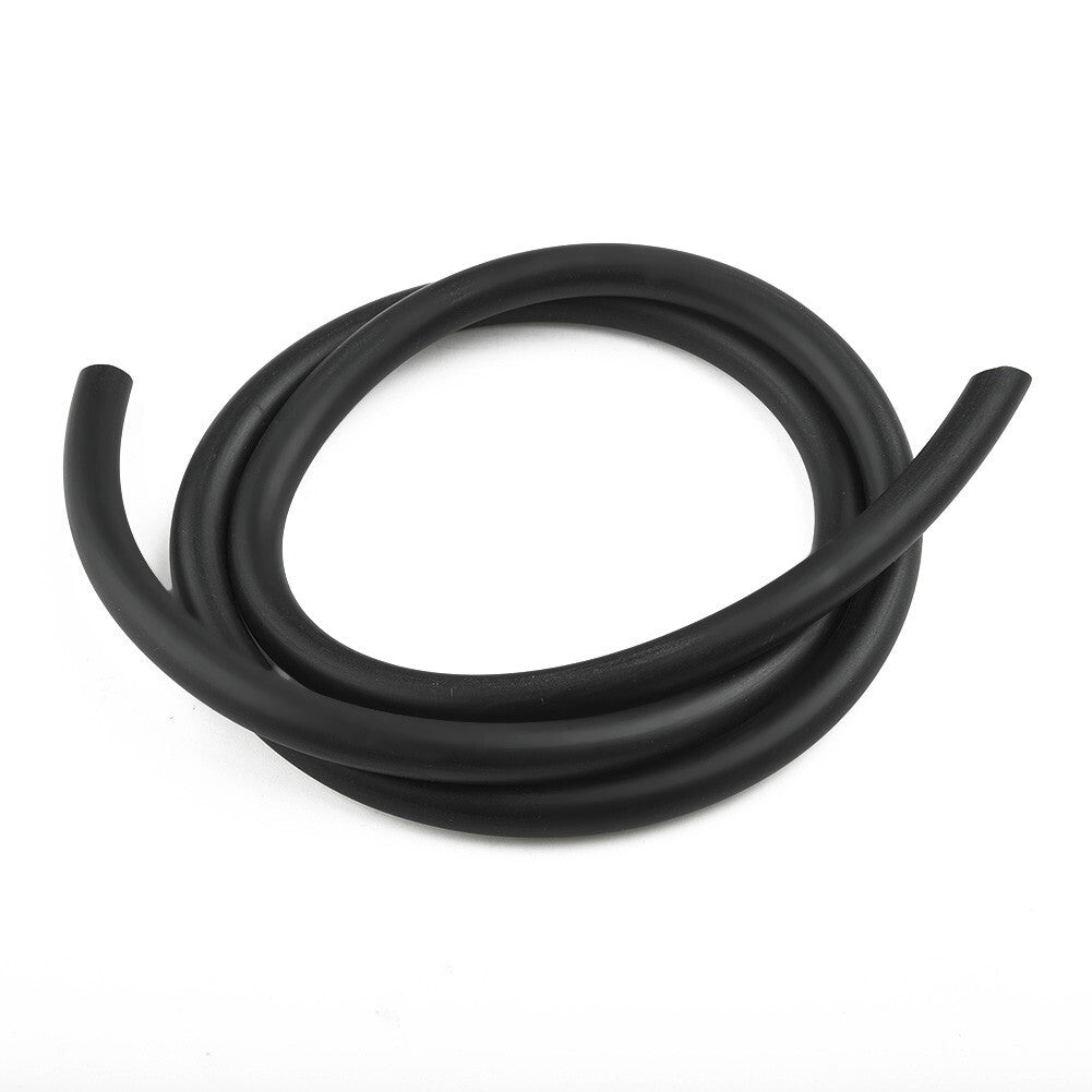 ya 5 8.7 6mm 1/4 full silicone fuel oil air vacuum hose tube 1m black part