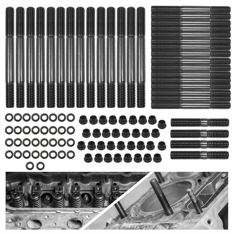 ya 5 8.7 Cylinder Head Stud Kit for Chevy Small Block SBC 265 267 283 302 305 PCE279.1001