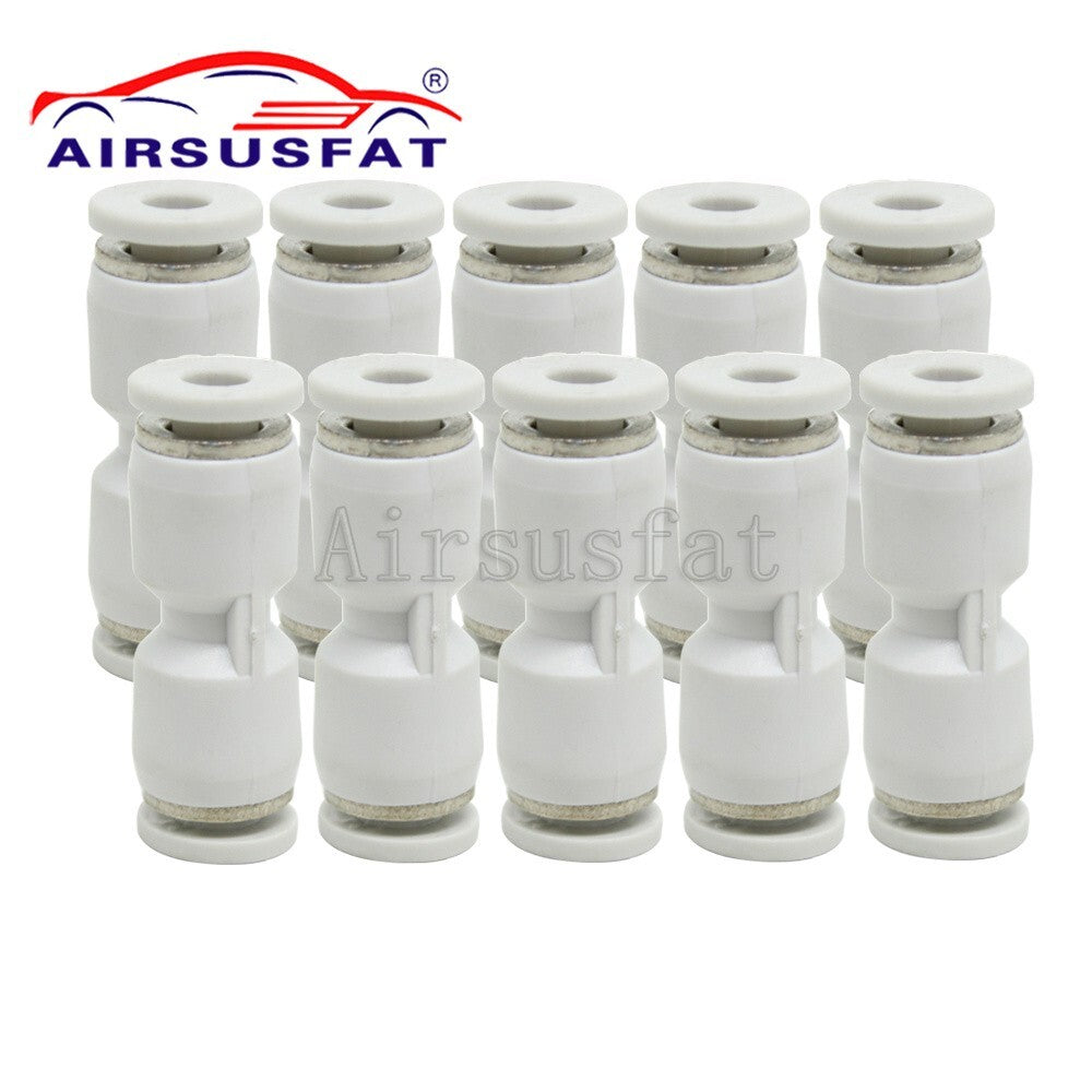 ya 1 8.5.3 10x 4mm for Mercedes Air Suspension Air Pipe Hose Repair Straight Connectors 