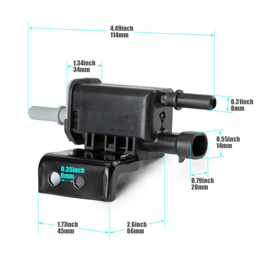 ya 4 6.17.2 EVAP Canister Purge Valve Solenoid for 2007 - 2013 for Chevrolet Suburban Tahoe for Silverado