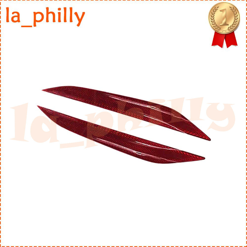 ya 27 6.21 2Pcs Fits 17-22 for Alfa Romeo for Stelvio Rear LH+RH Bumper Reflector Rear Brake Lamp