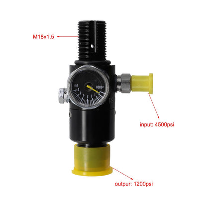 ya 5 8.7 Air Tank Regulator#4500psi HPA 1200Psi M18*1.5 Output PCP Pressure#Regulator