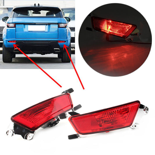 ya 1 7.3 2x Rear Bumper Red Fog Lamp Fit for Land Rover for Range for Rover Evoque LR025148 LR025149