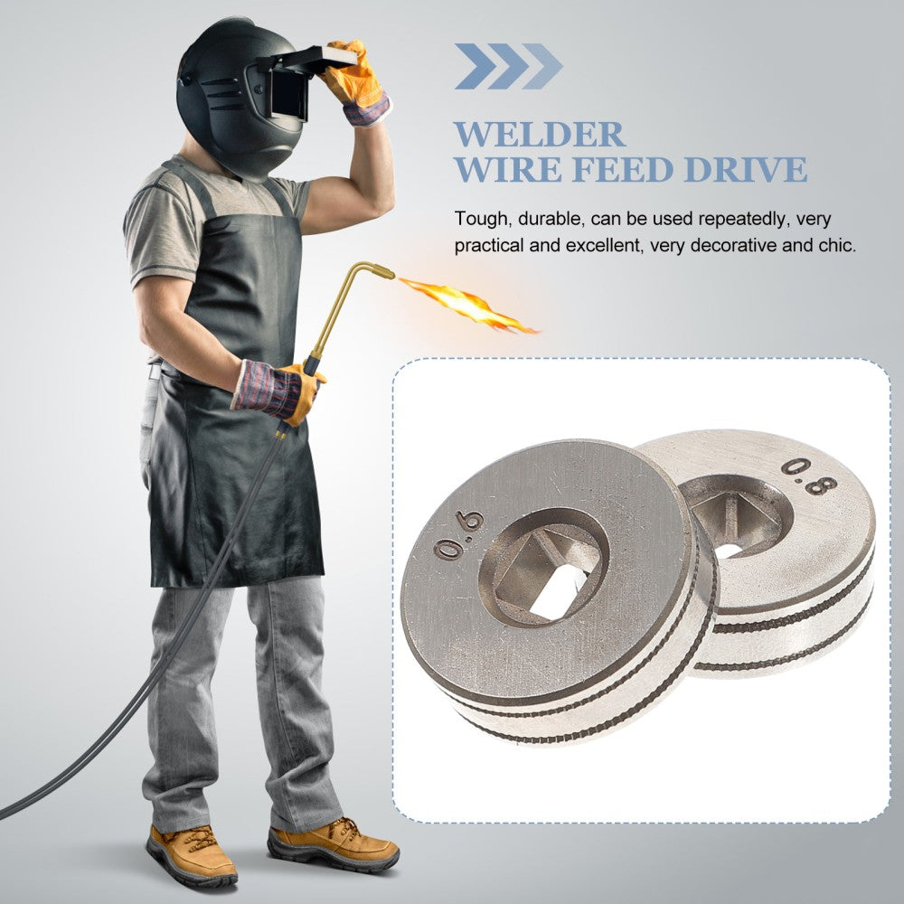 ya 5 8.7 2 Pcs Welder Wire Feed Drive Roll Wheel Feeding Accessories Roller