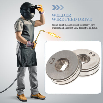 ya 5 8.7 2 Pcs Welder Wire Feed Drive Roll Wheel Feeding Accessories Roller