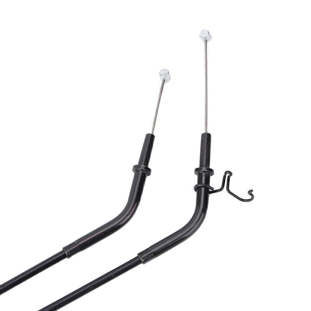 ya 5 8.7 2x Throttle Cable Wire LineFit for Kawasaki ZX10R ZX-10R 2006-2007 Black